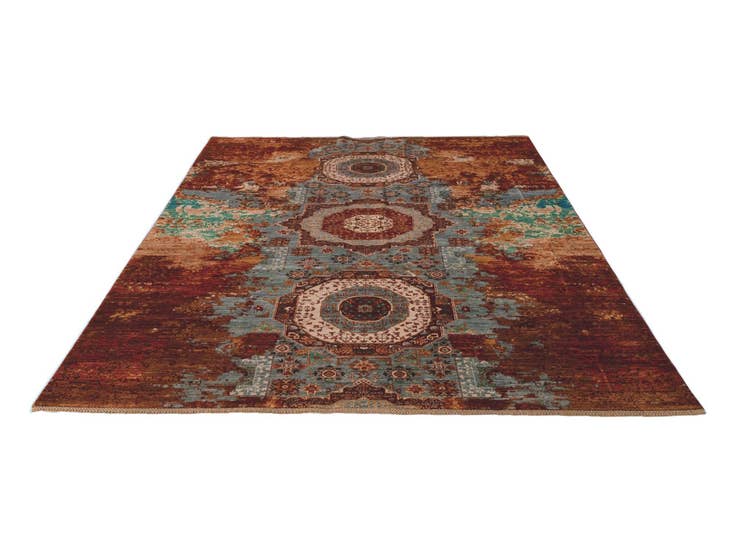 Detail image of 8' 5 x 11' 8 Hand Knotted Mamluk Ziegler Rug