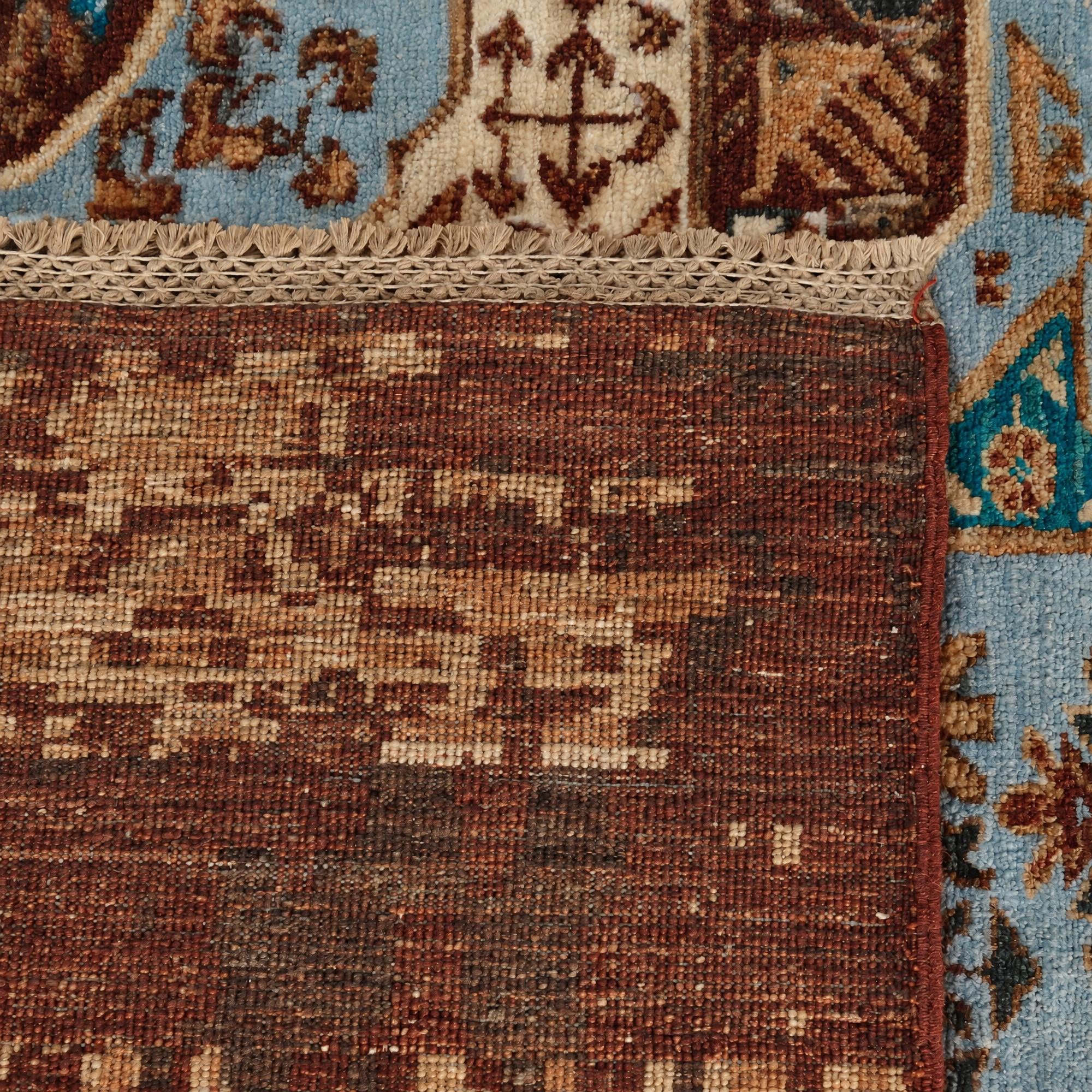 8' 5 x 11' 8 Hand Knotted Mamluk Ziegler Rug