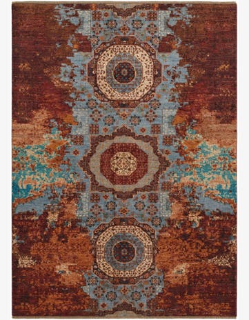 8' 5 x 11' 8 Hand Knotted Mamluk Ziegler Rug