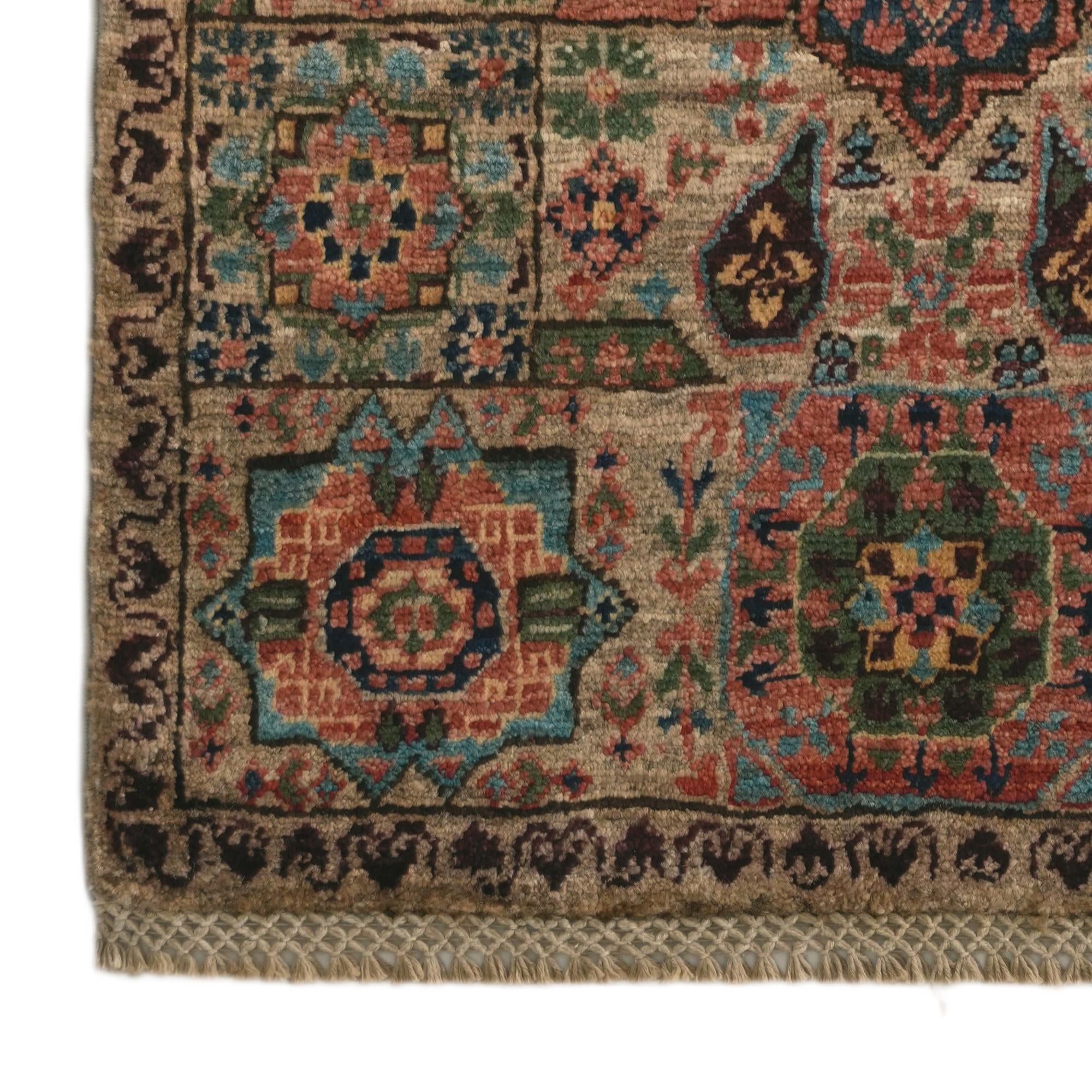 2' x 3' 2 Hand Knotted Mamluk Ziegler Rug