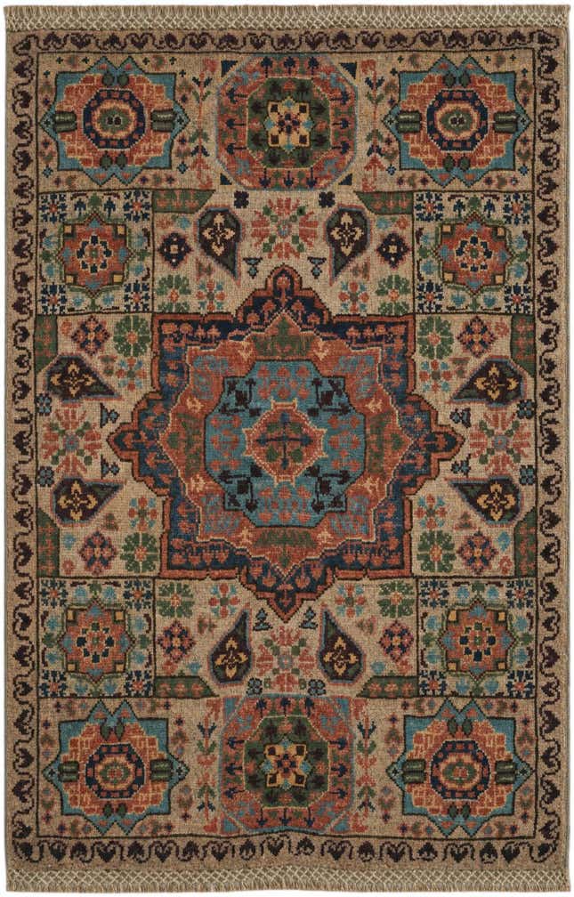 2' x 3' 2 Hand Knotted Mamluk Ziegler Rug