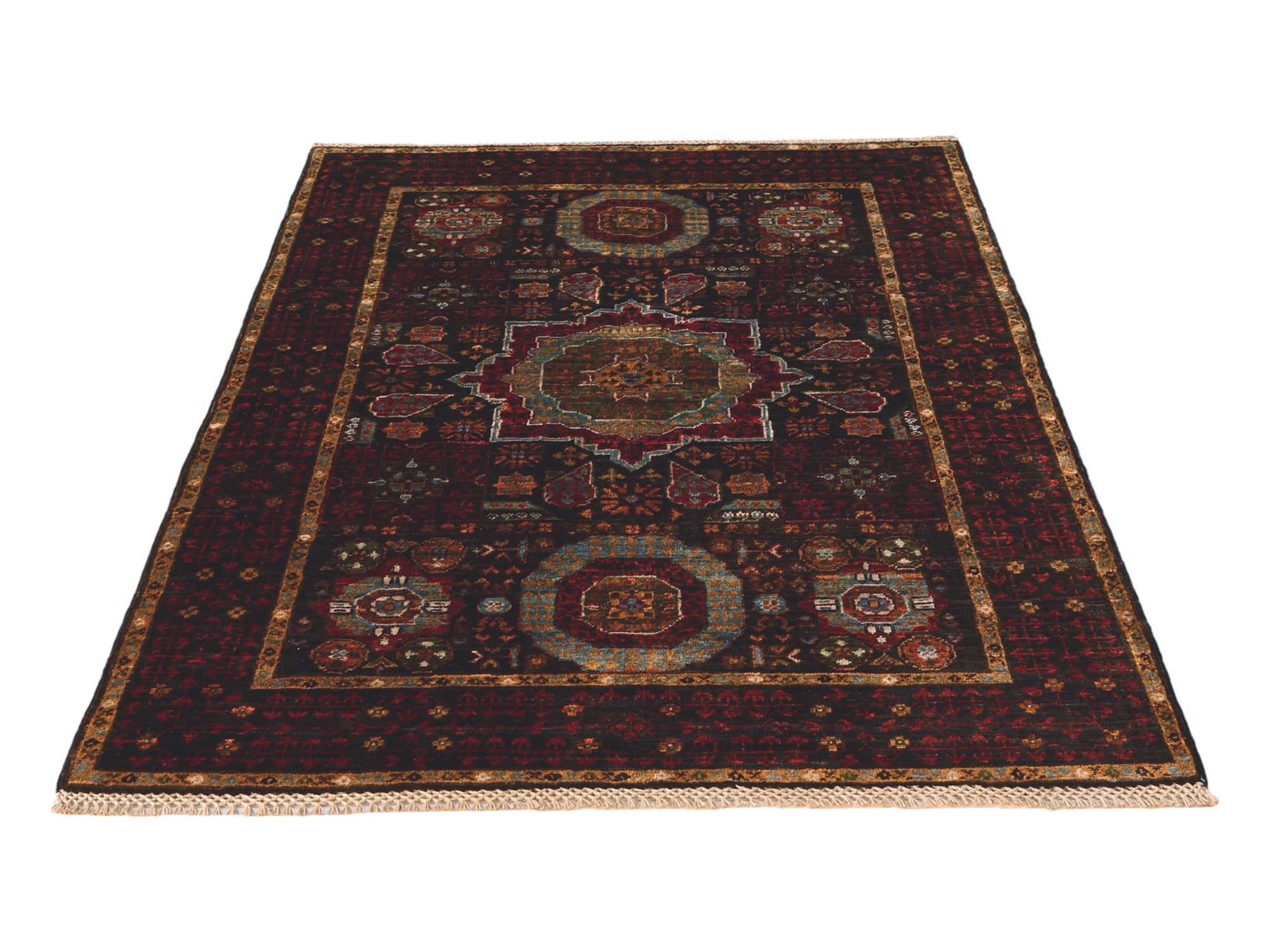 3' 5 x 4' 10 Hand Knotted Mamluk Ziegler Rug