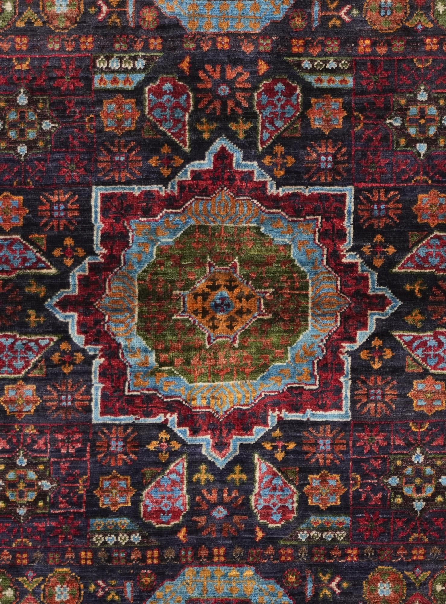 3' 5 x 4' 10 Hand Knotted Mamluk Ziegler Rug