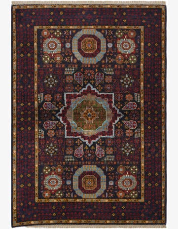 3' 5 x 4' 10 Hand Knotted Mamluk Ziegler Rug