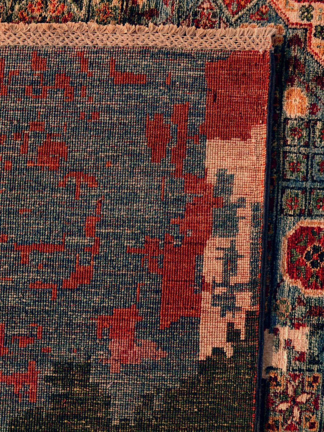 10' 6 x 13' 7 Hand Knotted Mamluk Ziegler Rug