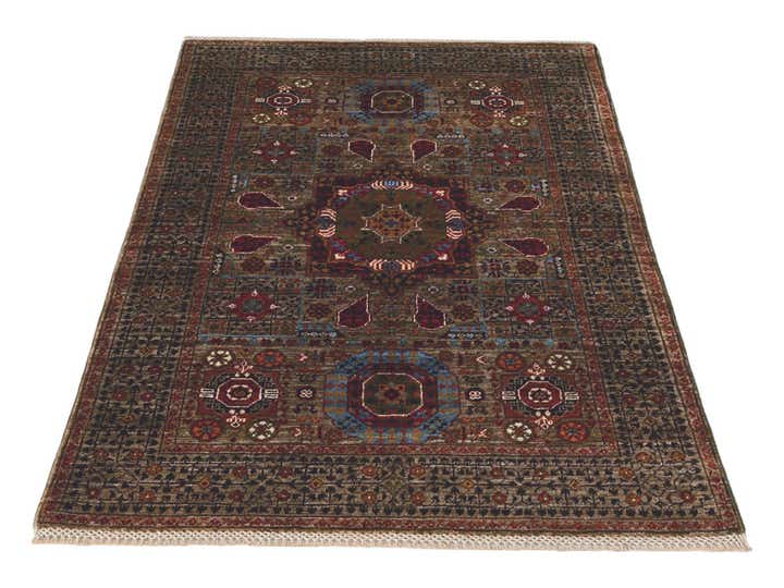 3' 5 x 5' Hand Knotted Mamluk Ziegler Rug