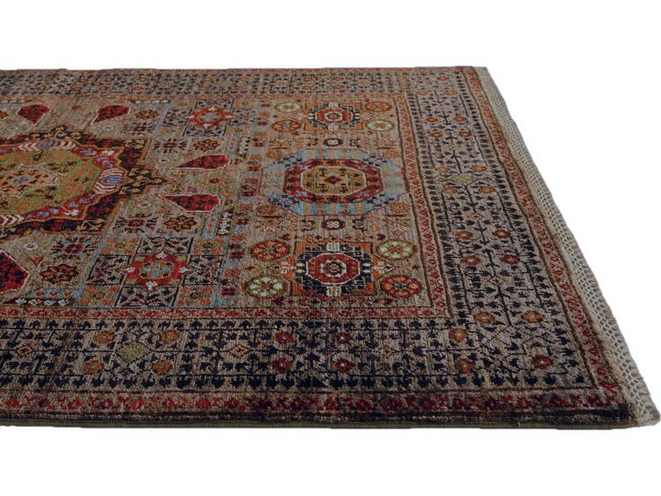 Detail image of 3' 5 x 5' Hand Knotted Mamluk Ziegler Rug