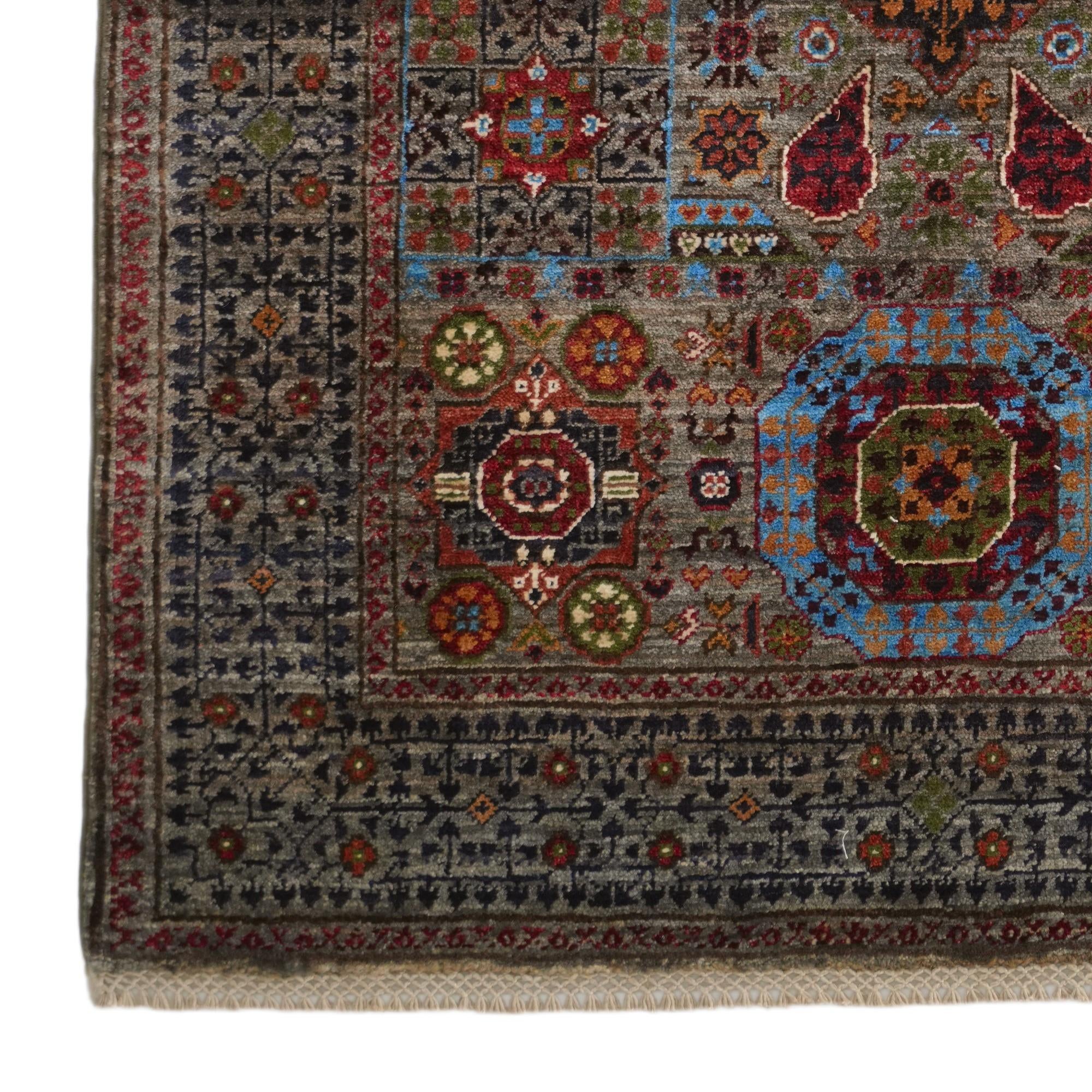 3' 5 x 5' Hand Knotted Mamluk Ziegler Rug