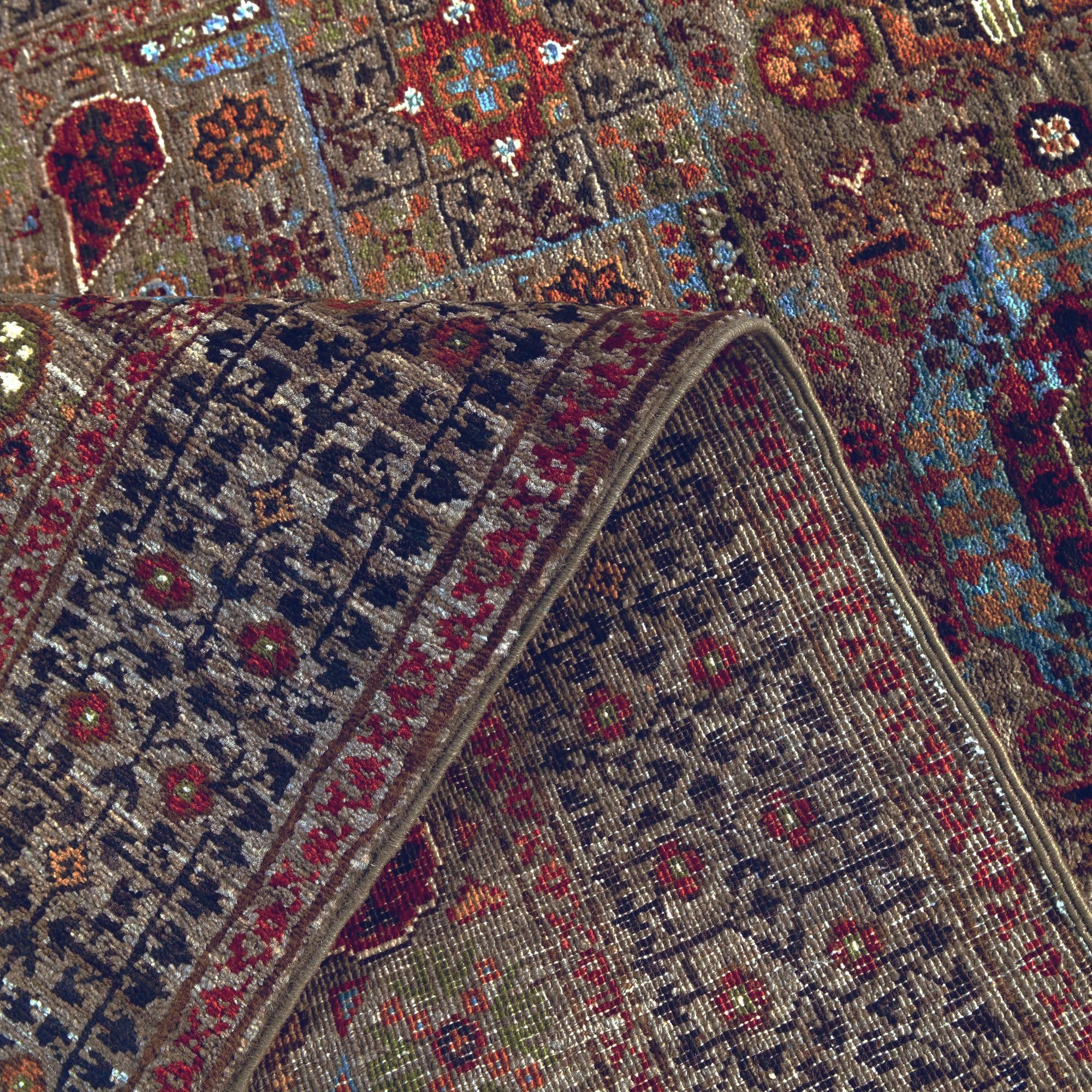 3' 5 x 5' Hand Knotted Mamluk Ziegler Rug