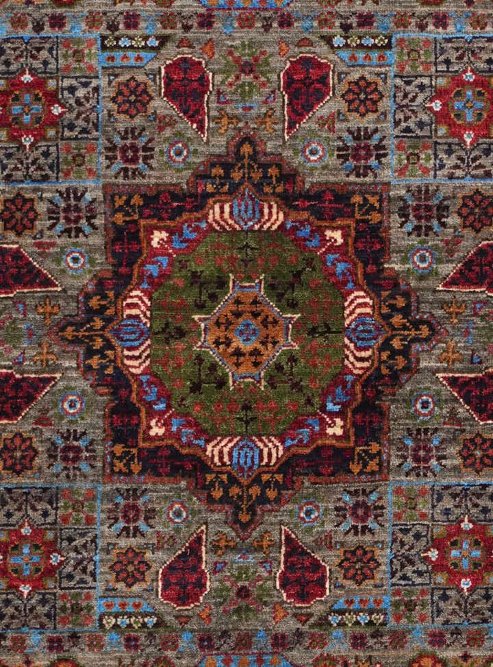 3' 5 x 5' Hand Knotted Mamluk Ziegler Rug