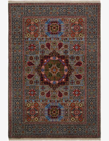3' 5 x 5' Hand Knotted Mamluk Ziegler Rug