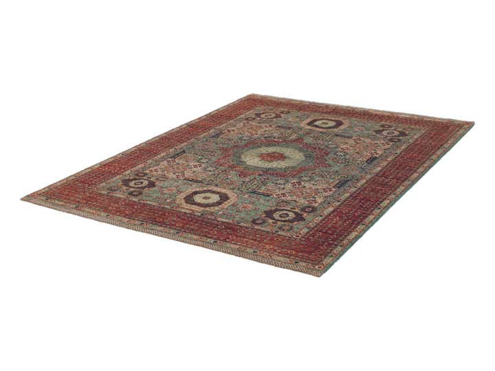 5' 2 x 6' 8 Hand Knotted Mamluk Ziegler Rug
