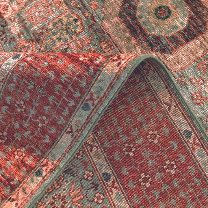 5' 2 x 6' 8 Hand Knotted Mamluk Ziegler Rug