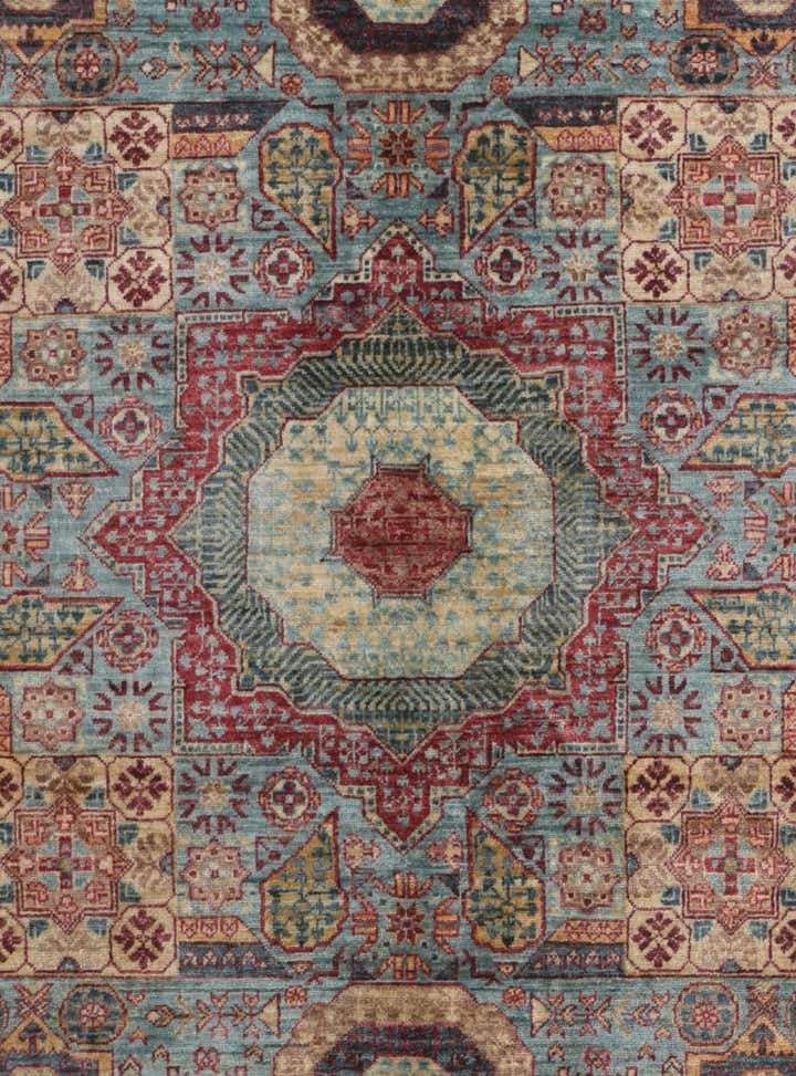 5' 2 x 6' 8 Hand Knotted Mamluk Ziegler Rug