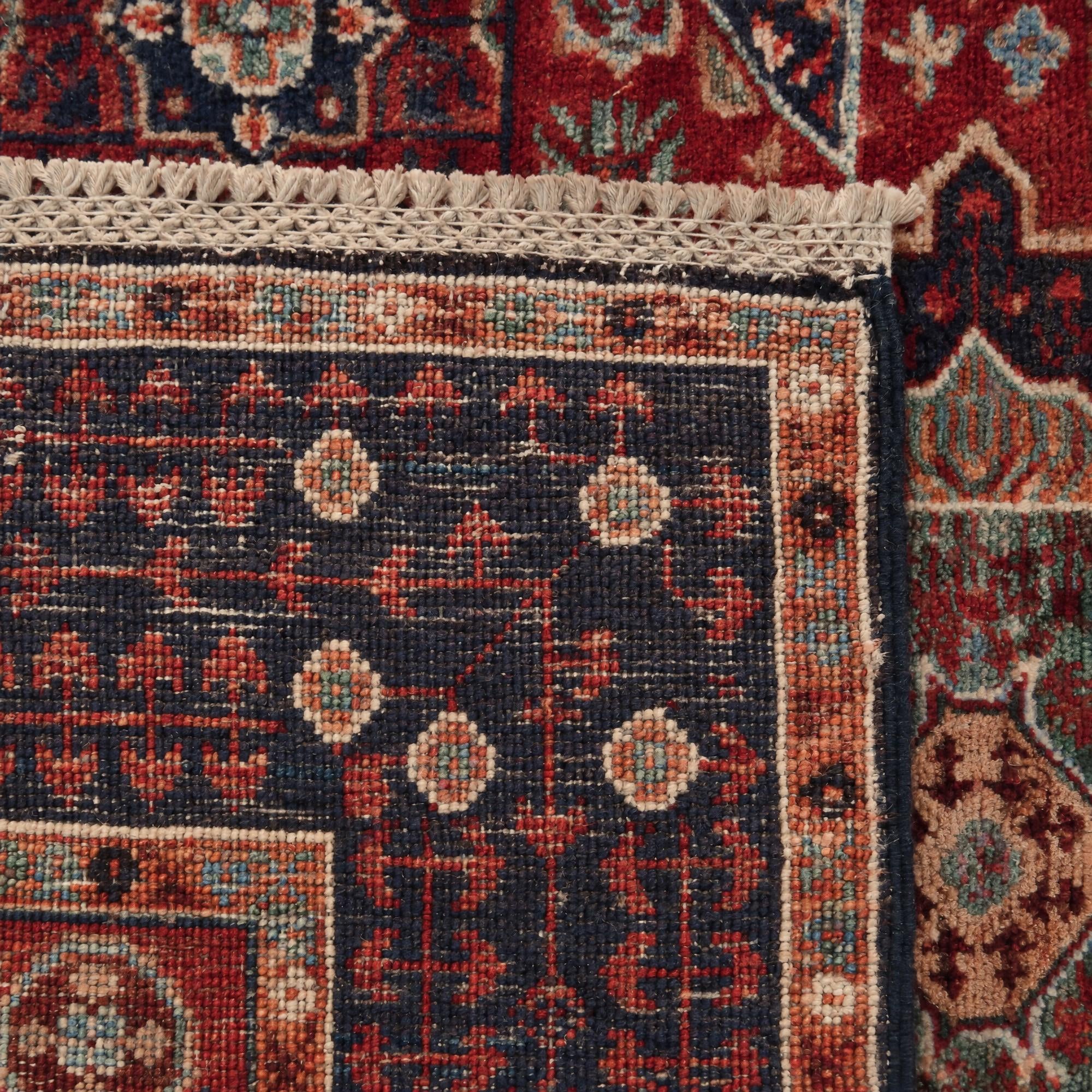 105cm x 150cm Hand Knotted Mamluk Ziegler Rug