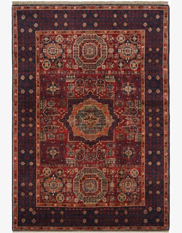 3' 5 x 4' 10 Hand Knotted Mamluk Ziegler Rug