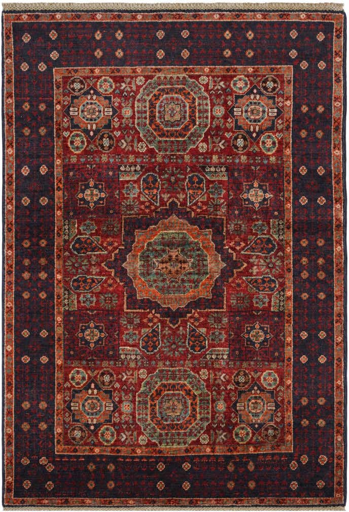 3' 5 x 4' 10 Hand Knotted Mamluk Ziegler Rug
