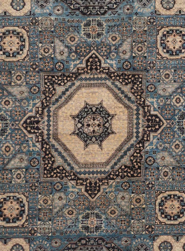 6' 1 x 8' 10 Hand Knotted Mamluk Ziegler Rug