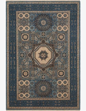 6' 1 x 8' 10 Hand Knotted Mamluk Ziegler Rug