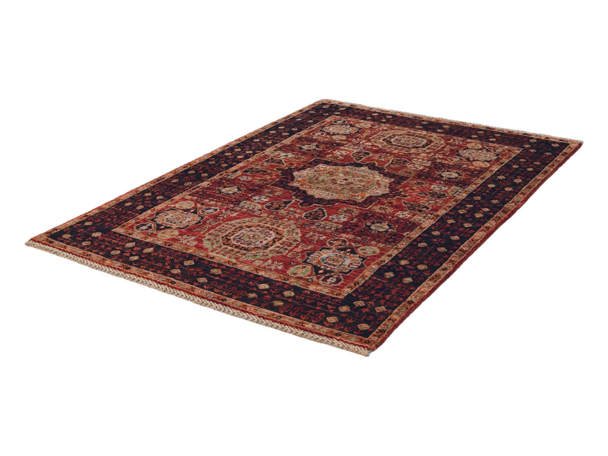 3' 5 x 4' 11 Hand Knotted Mamluk Ziegler Rug