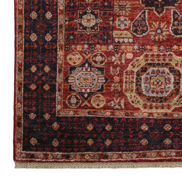 Detail image of 3' 5 x 4' 11 Hand Knotted Mamluk Ziegler Rug
