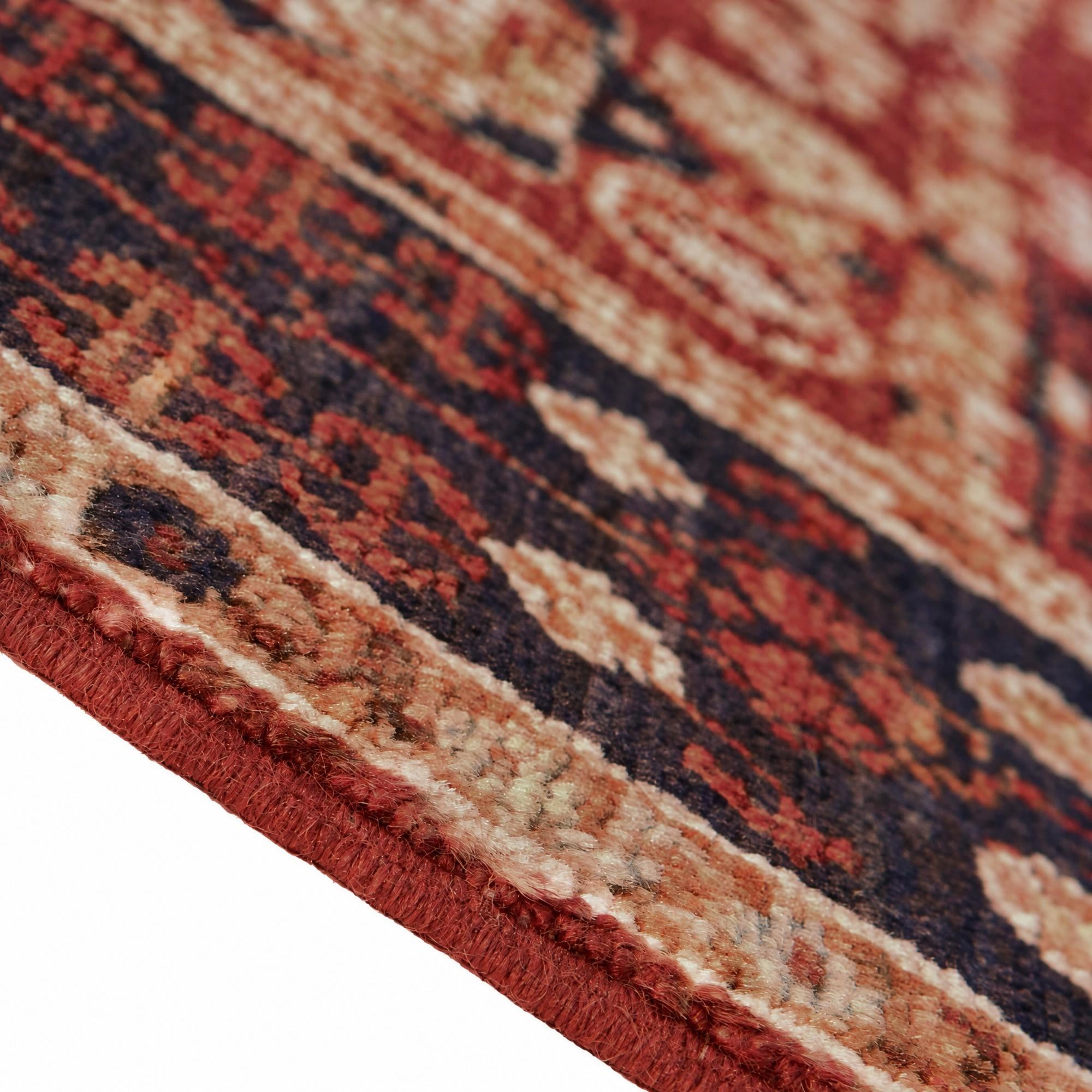 105cm x 150cm Hand Knotted Mamluk Ziegler Rug
