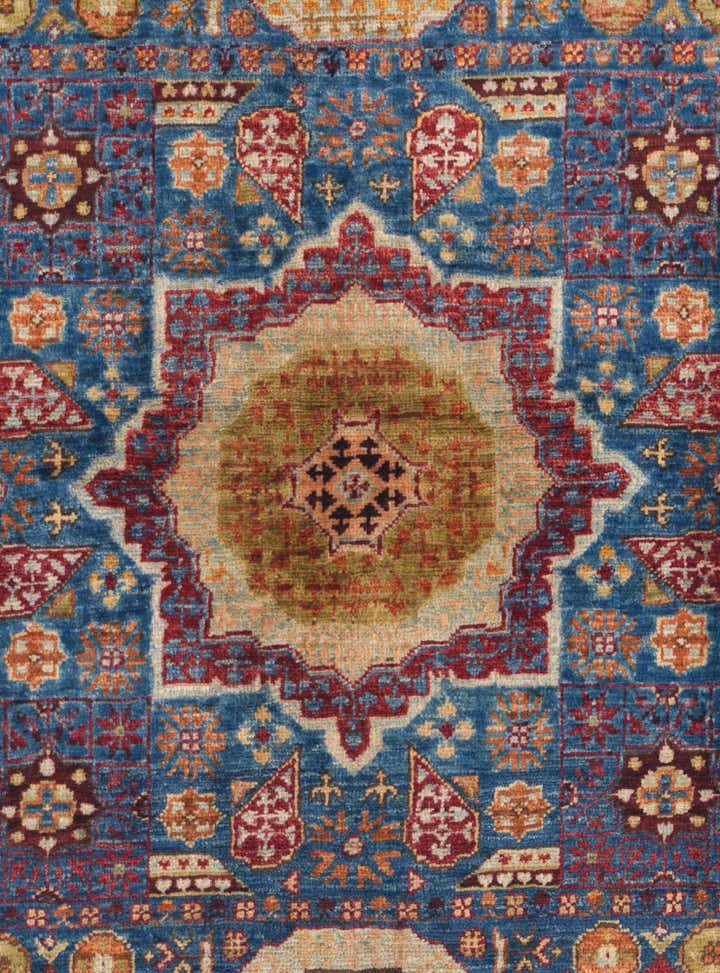 3' 5 x 4' 11 Hand Knotted Mamluk Ziegler Rug