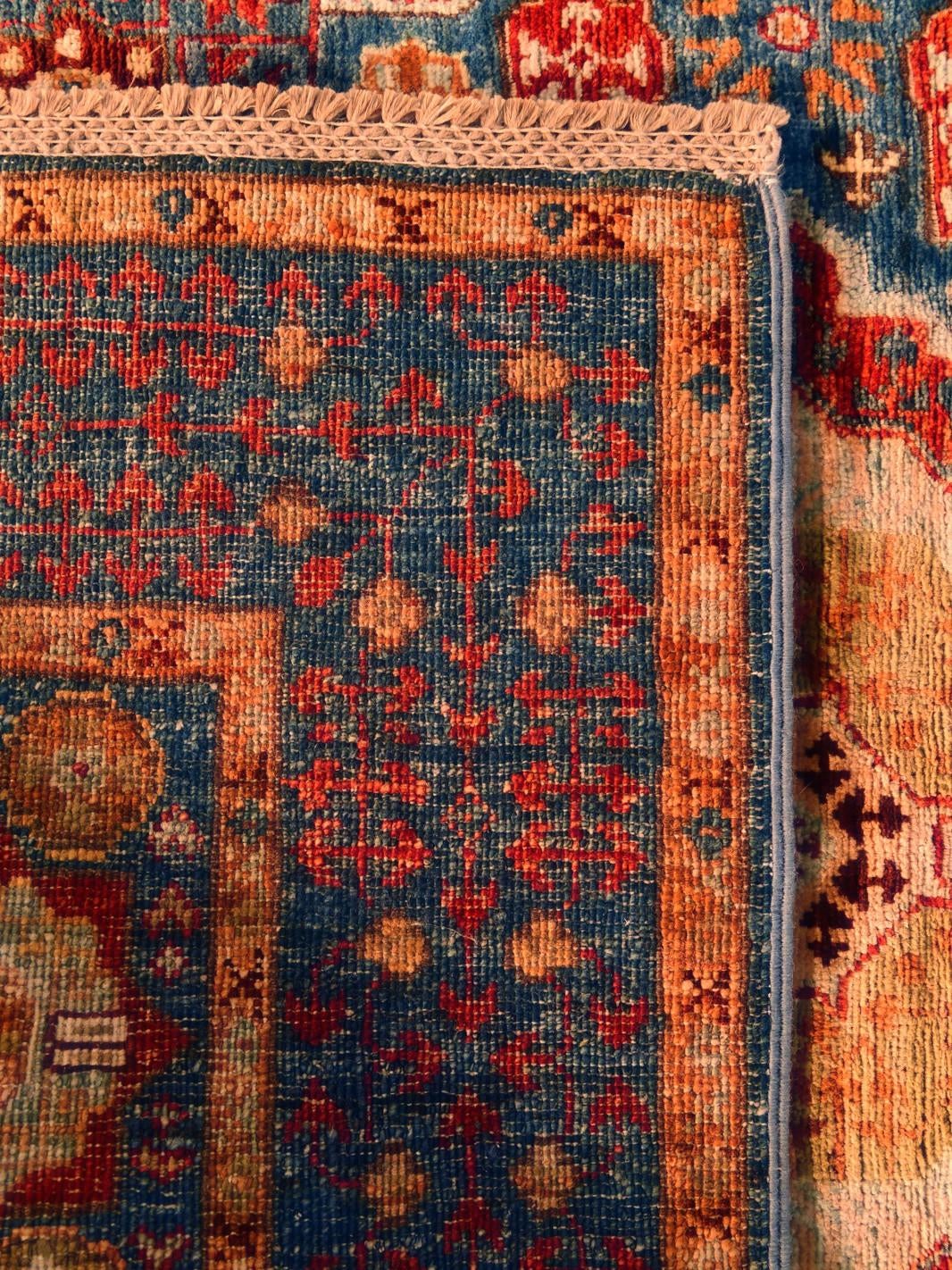 105cm x 150cm Hand Knotted Mamluk Ziegler Rug