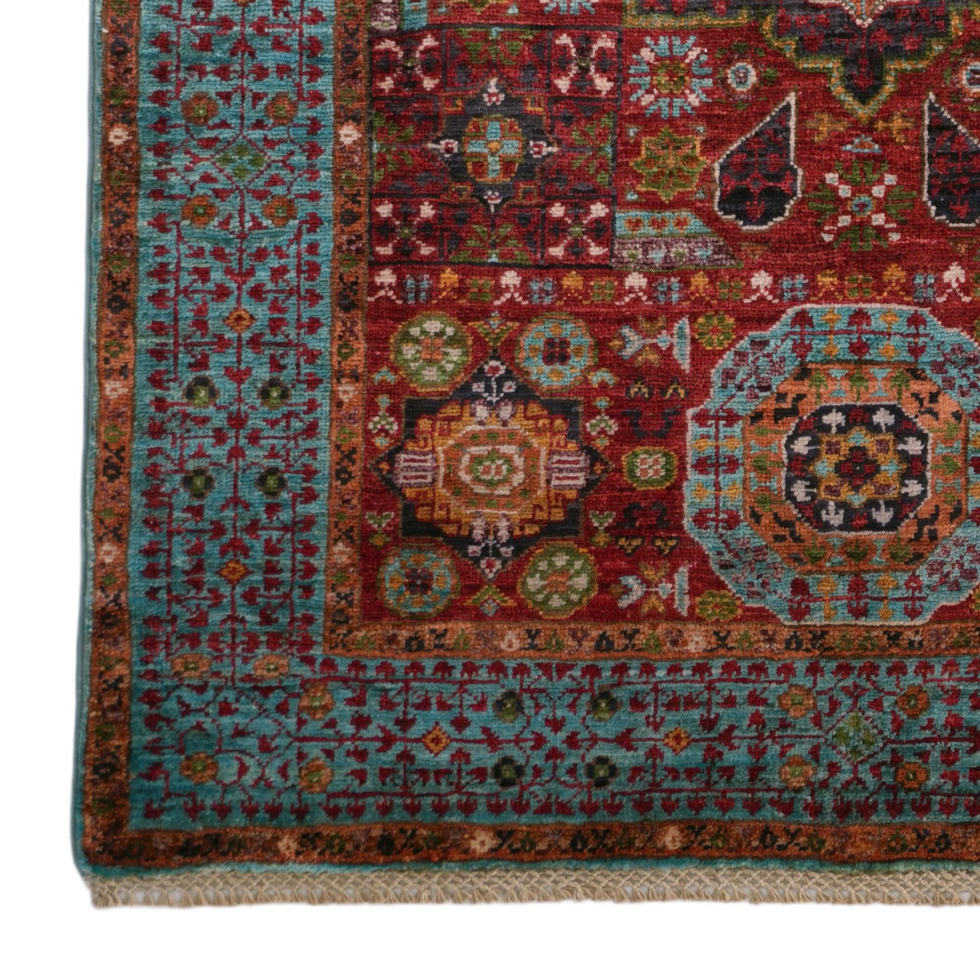 3' 5 x 5' Hand Knotted Mamluk Ziegler Rug