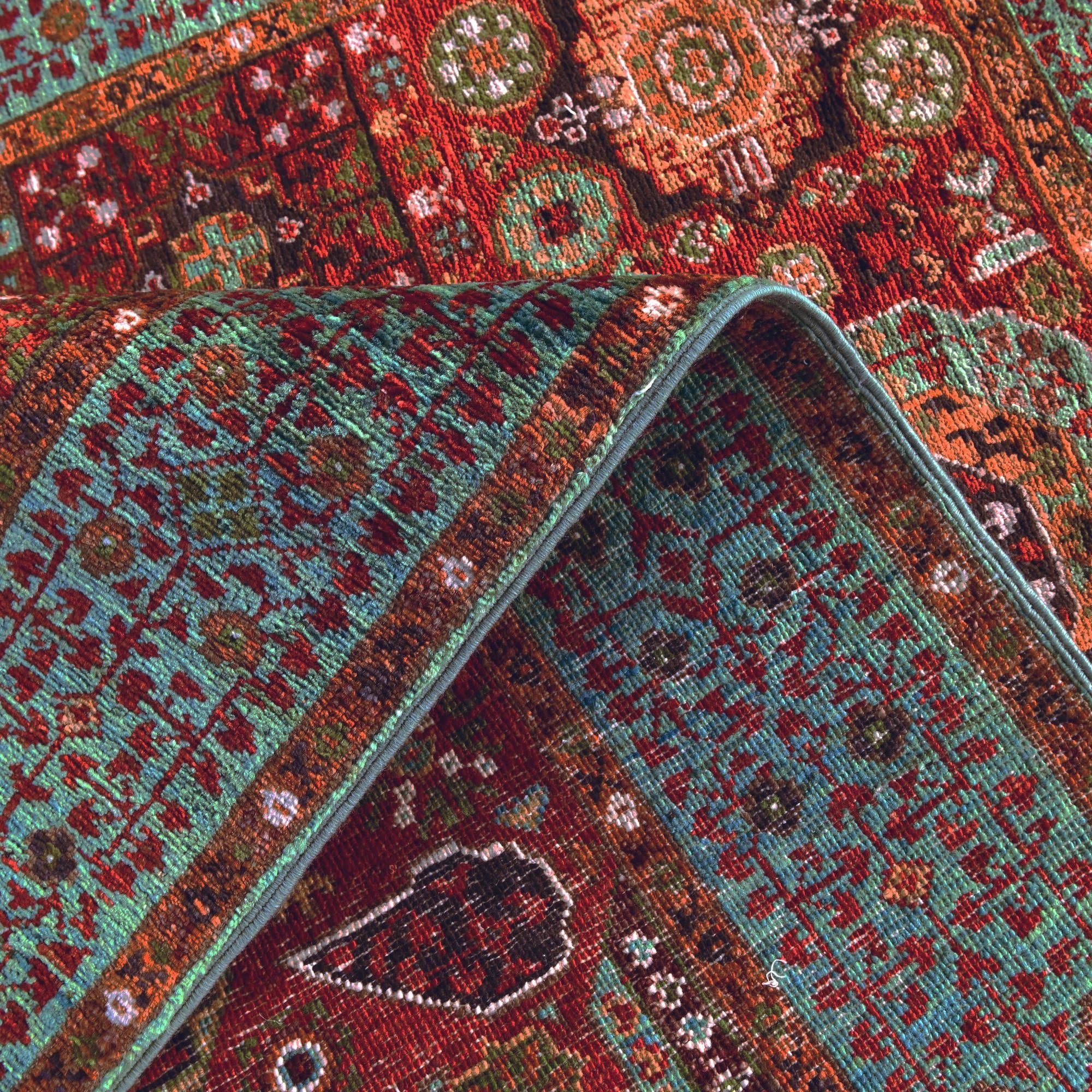 3' 5 x 5' Hand Knotted Mamluk Ziegler Rug