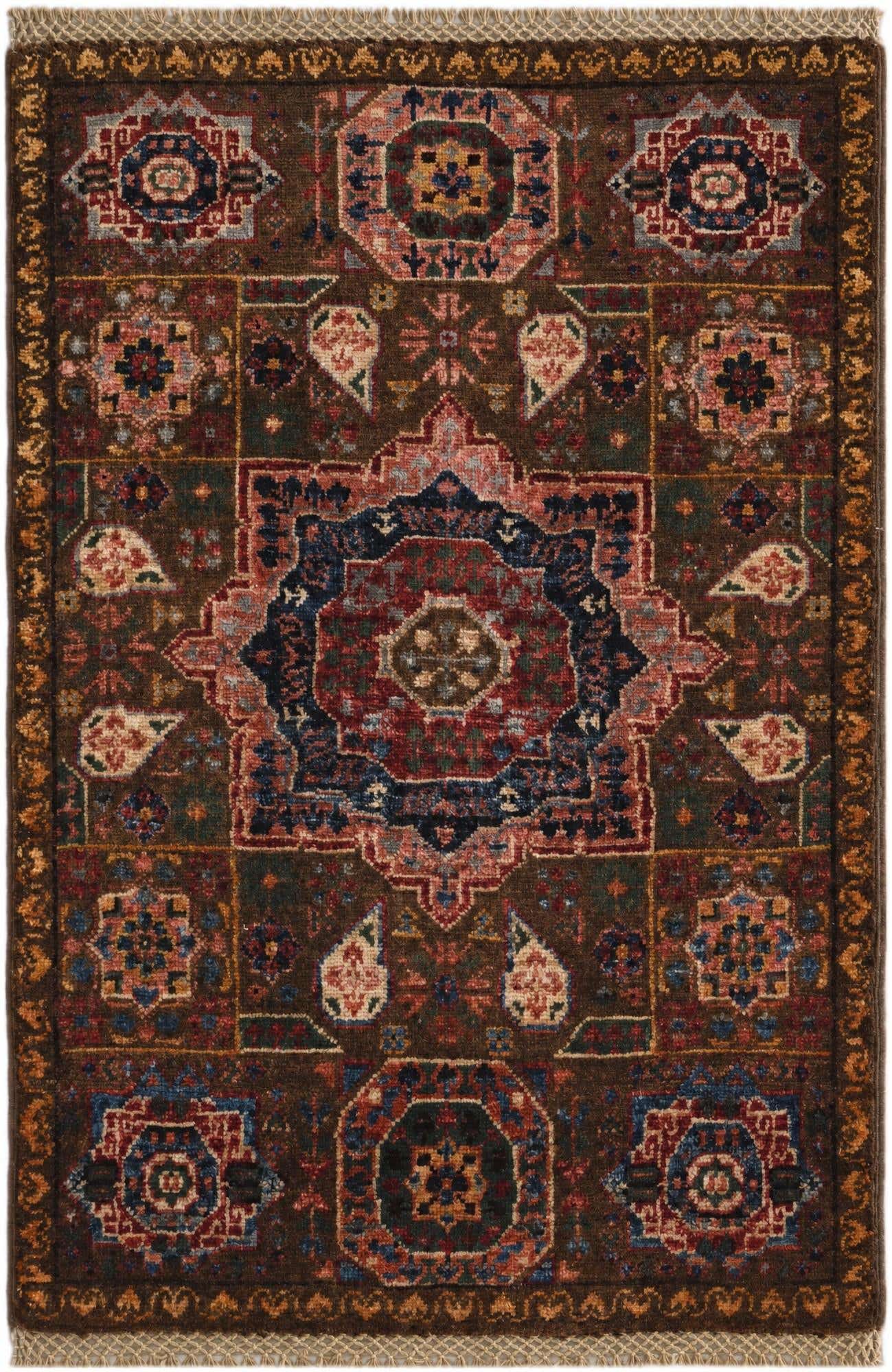 2' x 3' Hand Knotted Mamluk Ziegler Rug