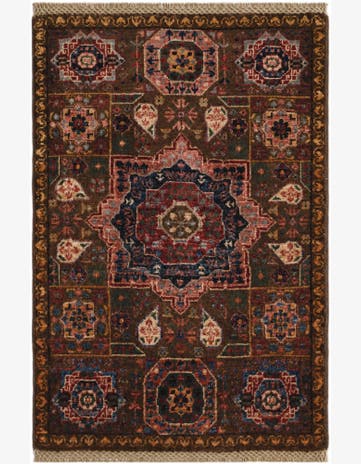 2' x 3' Hand Knotted Mamluk Ziegler Rug