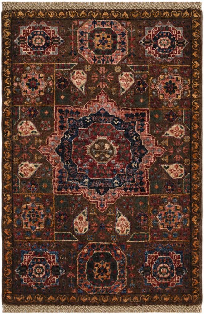 2' x 3' Hand Knotted Mamluk Ziegler Rug
