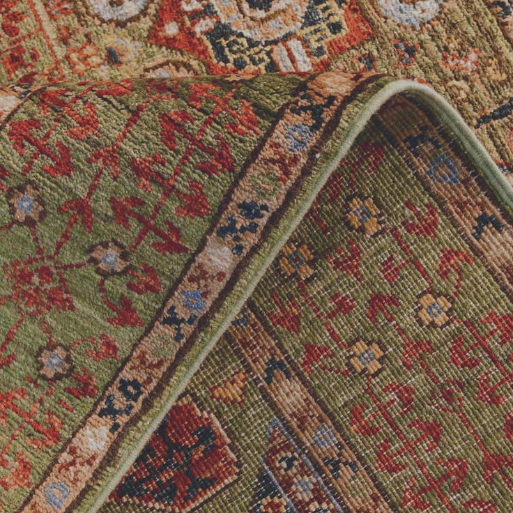 Detail image of 3' 4 x 4' 11 Hand Knotted Mamluk Ziegler Rug