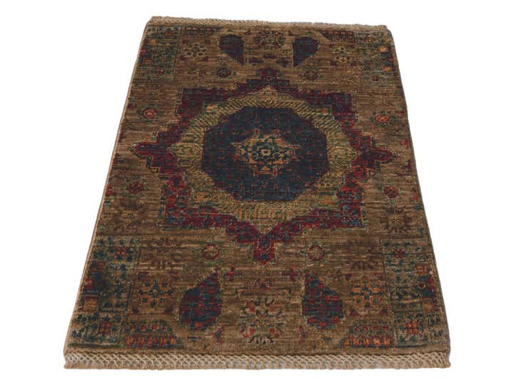 2' x 3' 1 Hand Knotted Mamluk Ziegler Rug