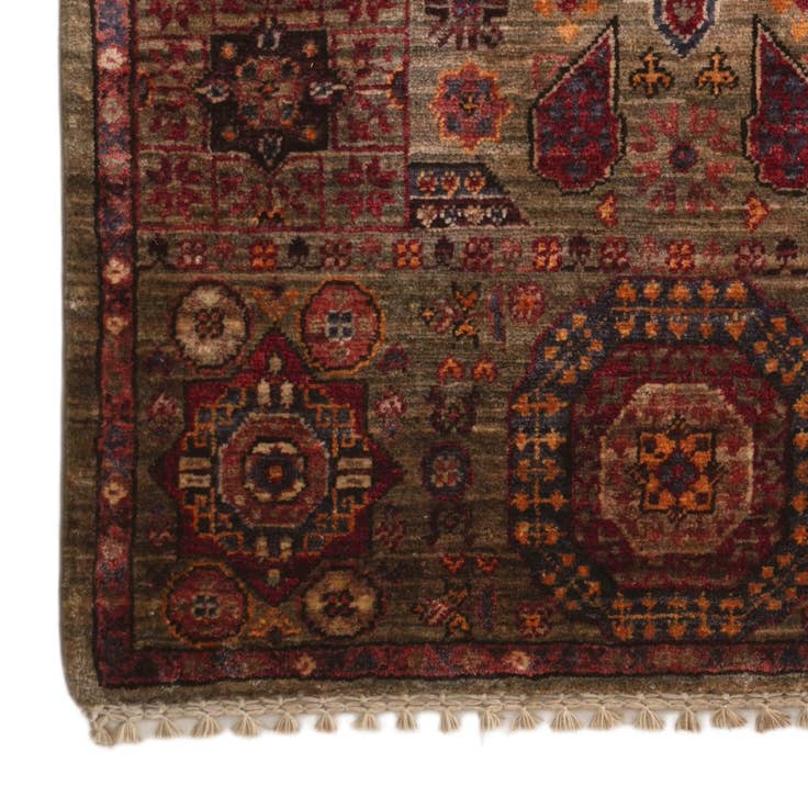 Detail image of 2' 7 x 4' Hand Knotted Mamluk Ziegler Rug