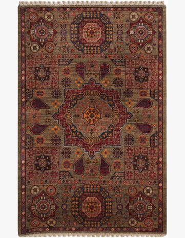 2' 7 x 4' Hand Knotted Mamluk Ziegler Rug