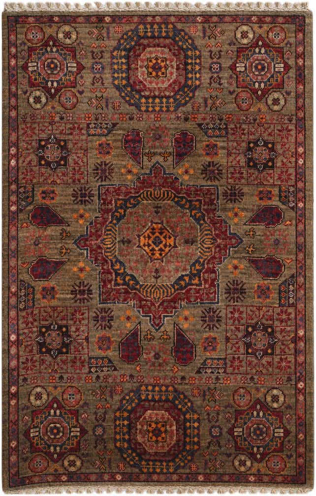 2' 7 x 4' Hand Knotted Mamluk Ziegler Rug