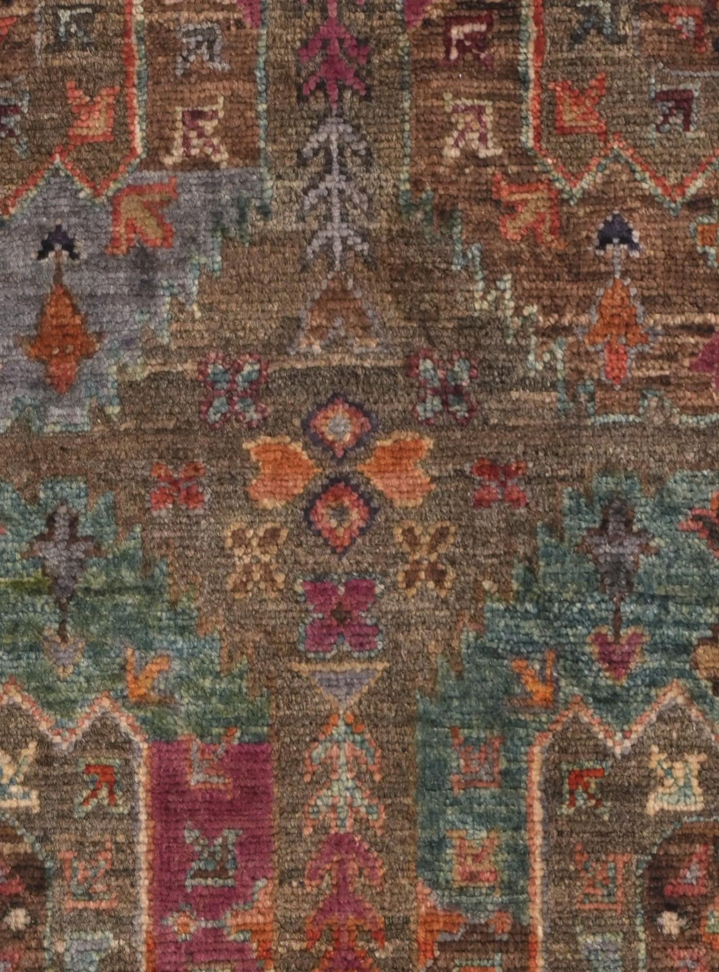 1' 11 x 2' 11 Hand Knotted Mamluk Ziegler Rug