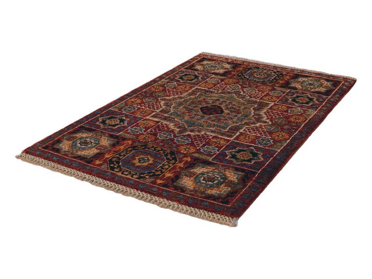 Detail image of 2' x 3' Hand Knotted Mamluk Ziegler Rug