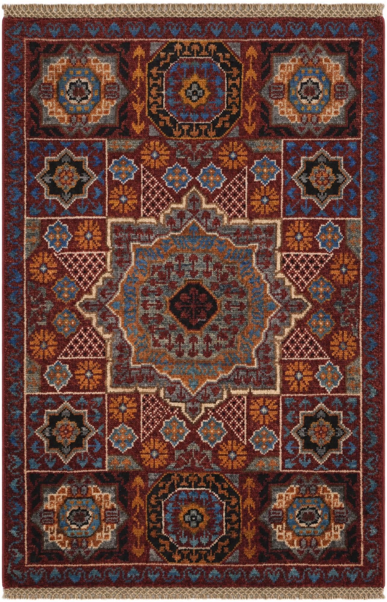 2' x 3' Hand Knotted Mamluk Ziegler Rug