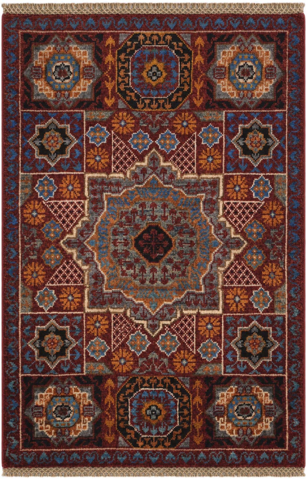 2' x 3' Hand Knotted Mamluk Ziegler Rug