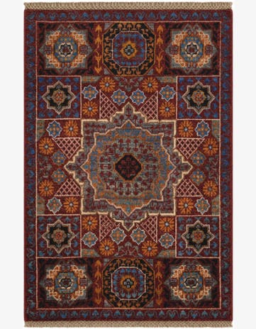 2' x 3' Hand Knotted Mamluk Ziegler Rug