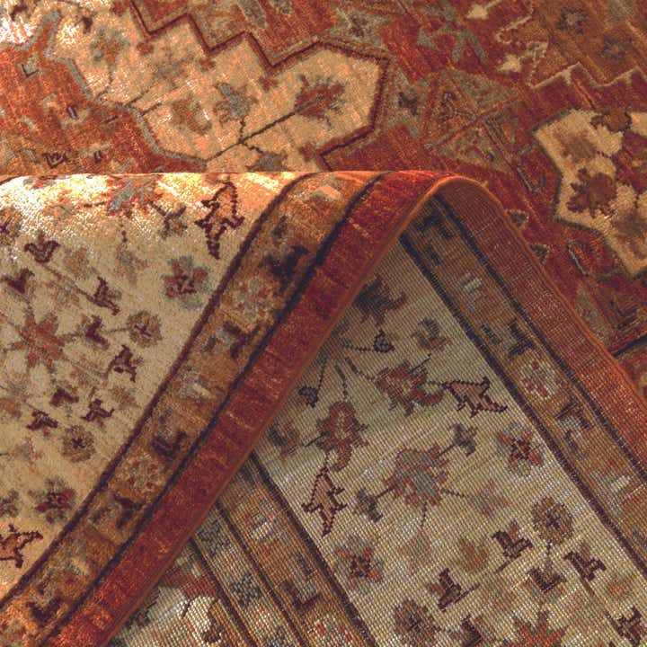 6' 9 x 9' 8 Hand Knotted Mamluk Ziegler Rug