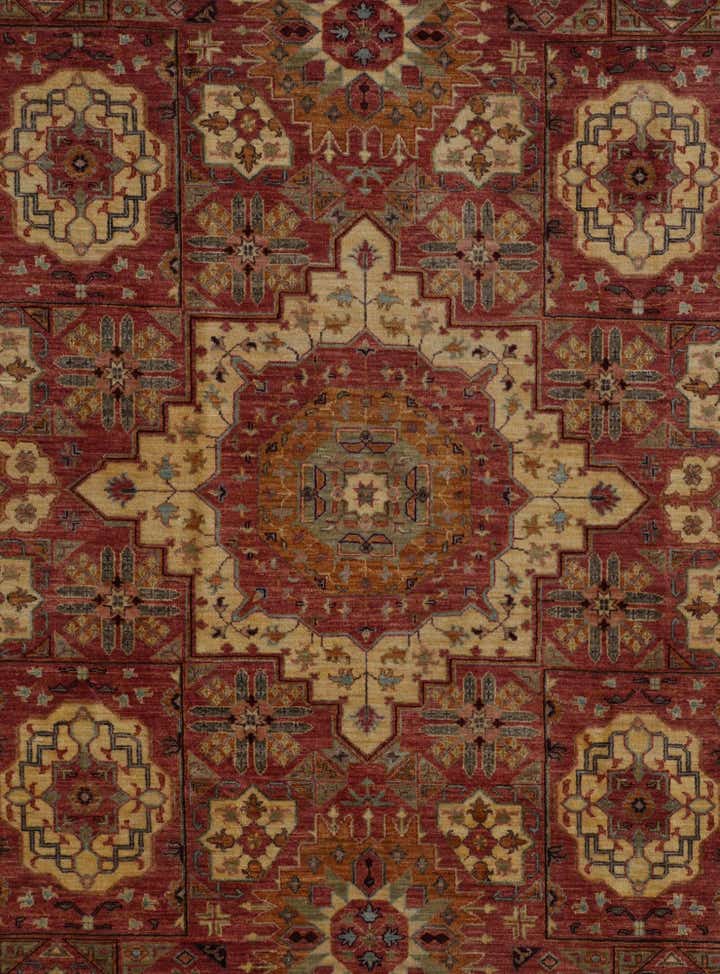 6' 9 x 9' 8 Hand Knotted Mamluk Ziegler Rug