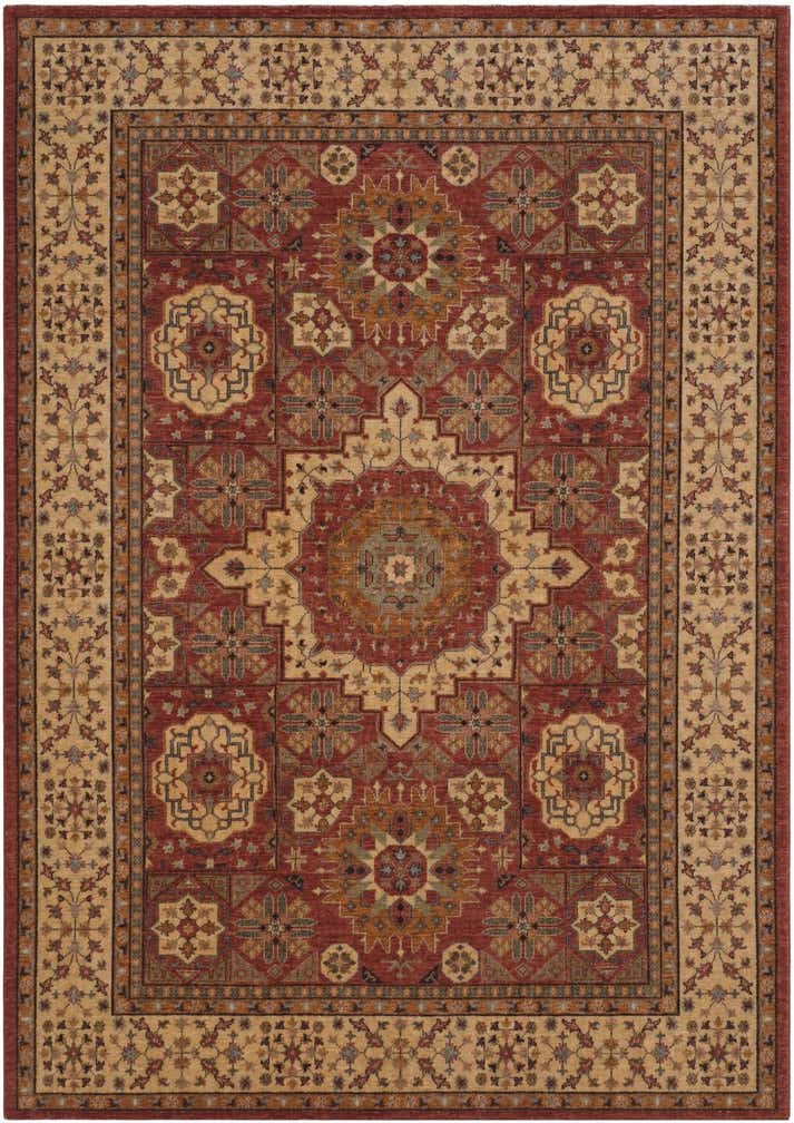 6' 9 x 9' 8 Hand Knotted Mamluk Ziegler Rug
