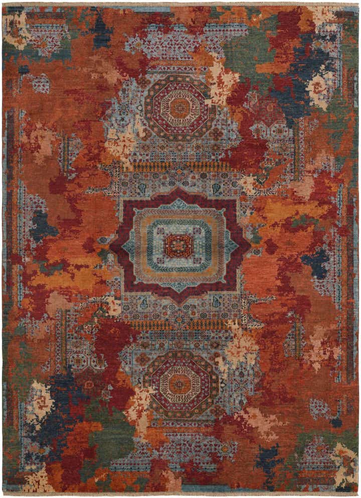 9' x 12' 2 Hand Knotted Mamluk Ziegler Rug