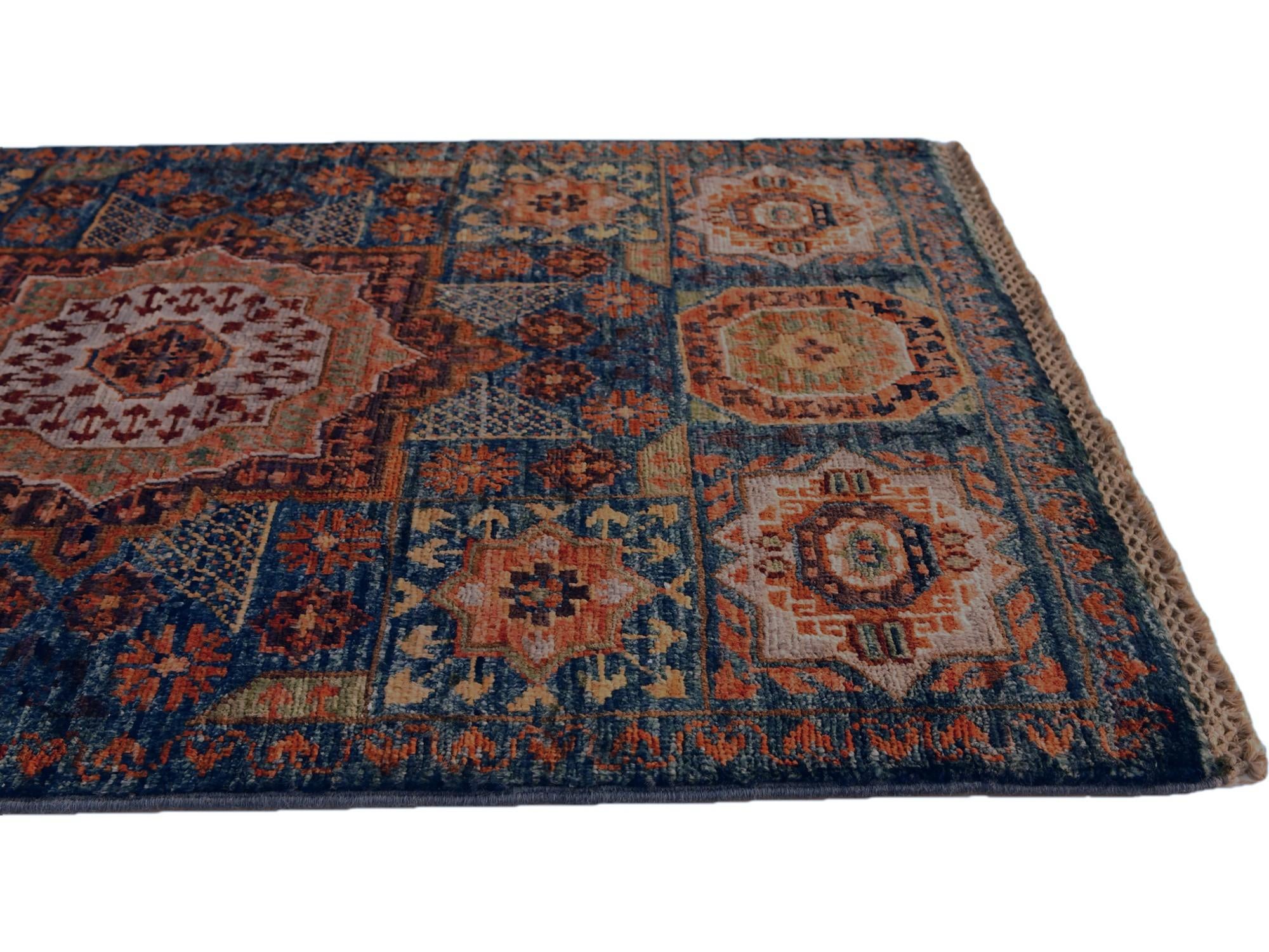 2' 1 x 3' Hand Knotted Mamluk Ziegler Rug