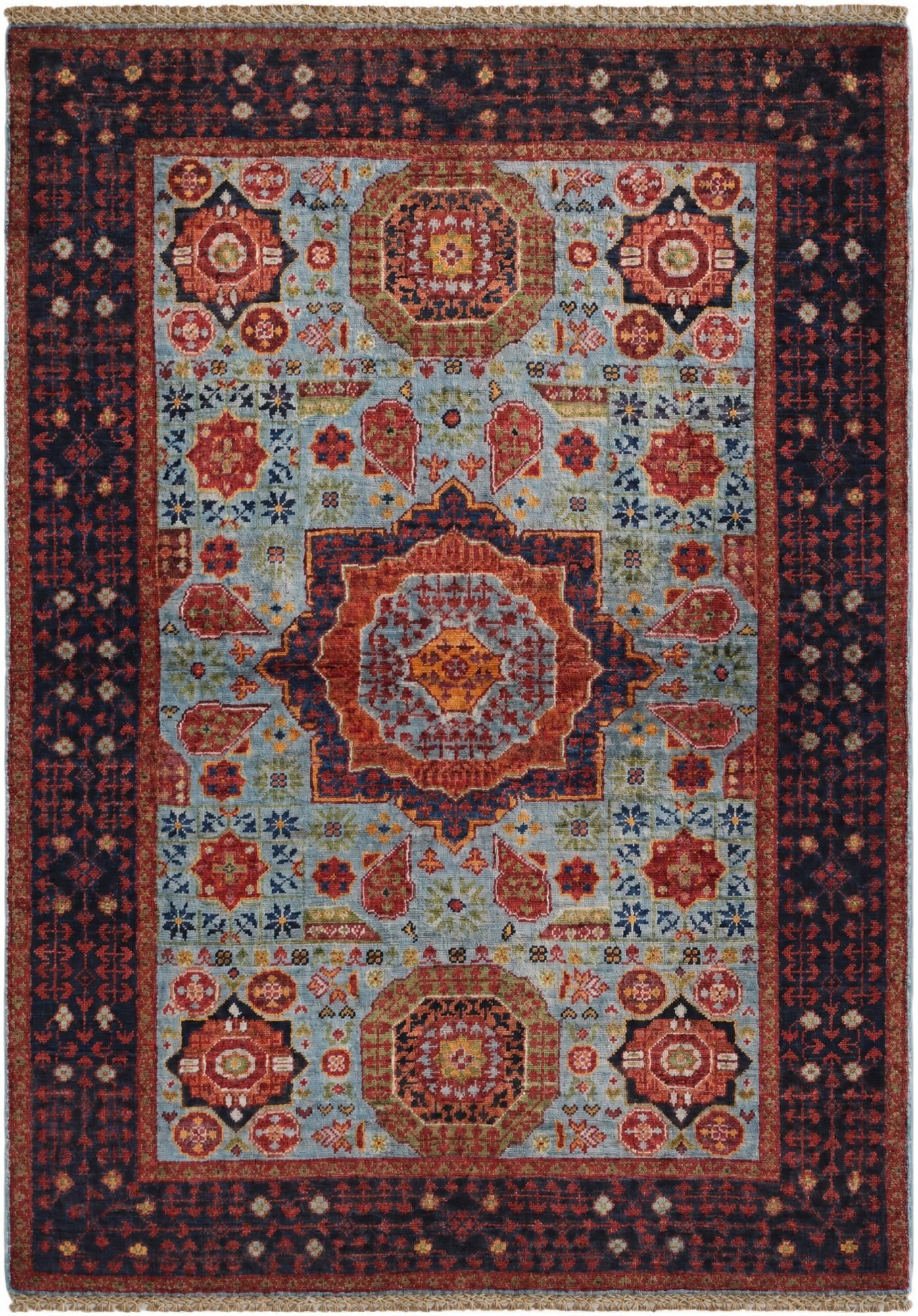 3' 6 x 4' 10 Hand Knotted Mamluk Ziegler Rug