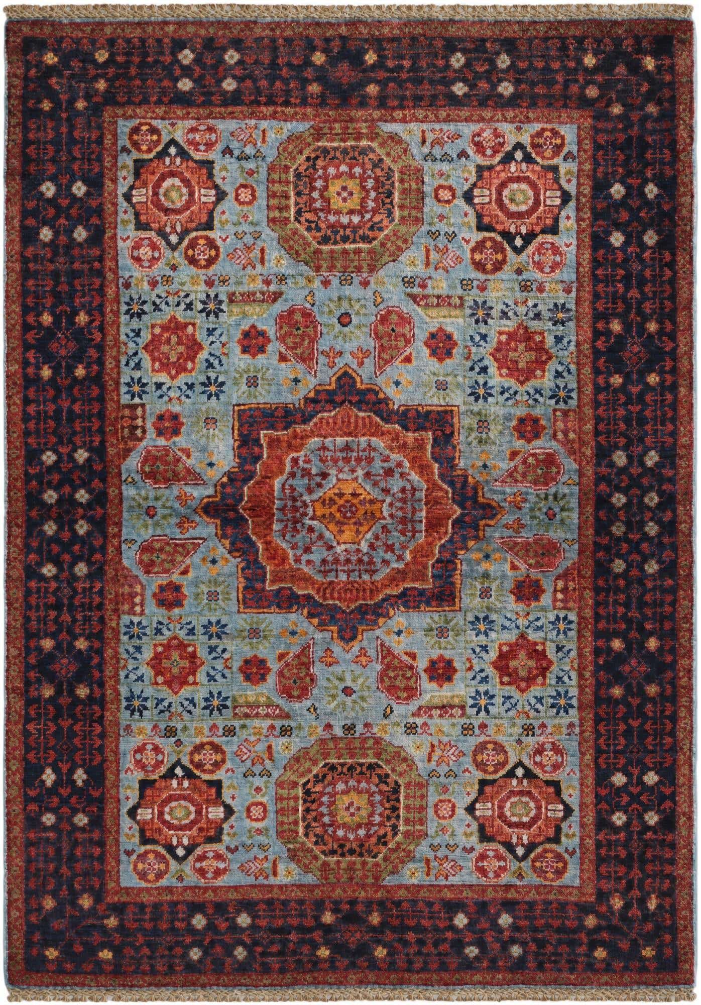 3' 6 x 4' 10 Hand Knotted Mamluk Ziegler Rug